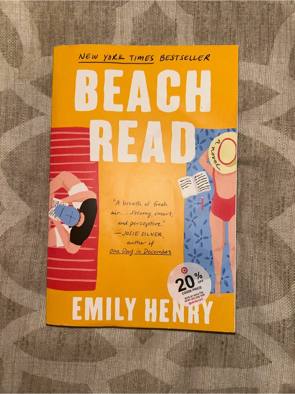 Target Yellow Beach Read Paperback by Emily Henry